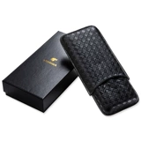 Увлажняющий портативный трехэтапный чехол для путешествий, курительные принадлежности, подарочная коробка, упаковка, из натуральной кожи