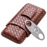 Увлажняющий портативный трехэтапный чехол для путешествий, курительные принадлежности, подарочная коробка, упаковка, из натуральной кожи