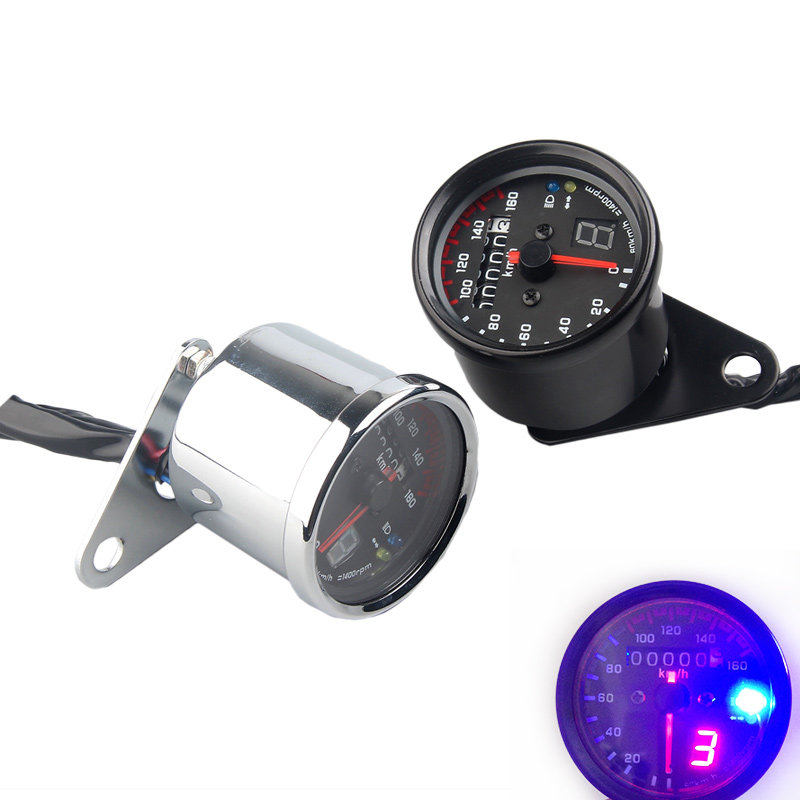 Modification of general locomotive GN125 CG125 vintage instrument mechanical code watch KM H odometer gear gauge