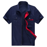 Летний тонкий износостойкий комбинезон для работы, короткий рукав