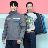 Зимняя износостойкая флисовая удерживающая тепло куртка для работы, комплект, увеличенная толщина