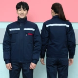 Зимняя износостойкая флисовая удерживающая тепло куртка для работы, комплект, увеличенная толщина