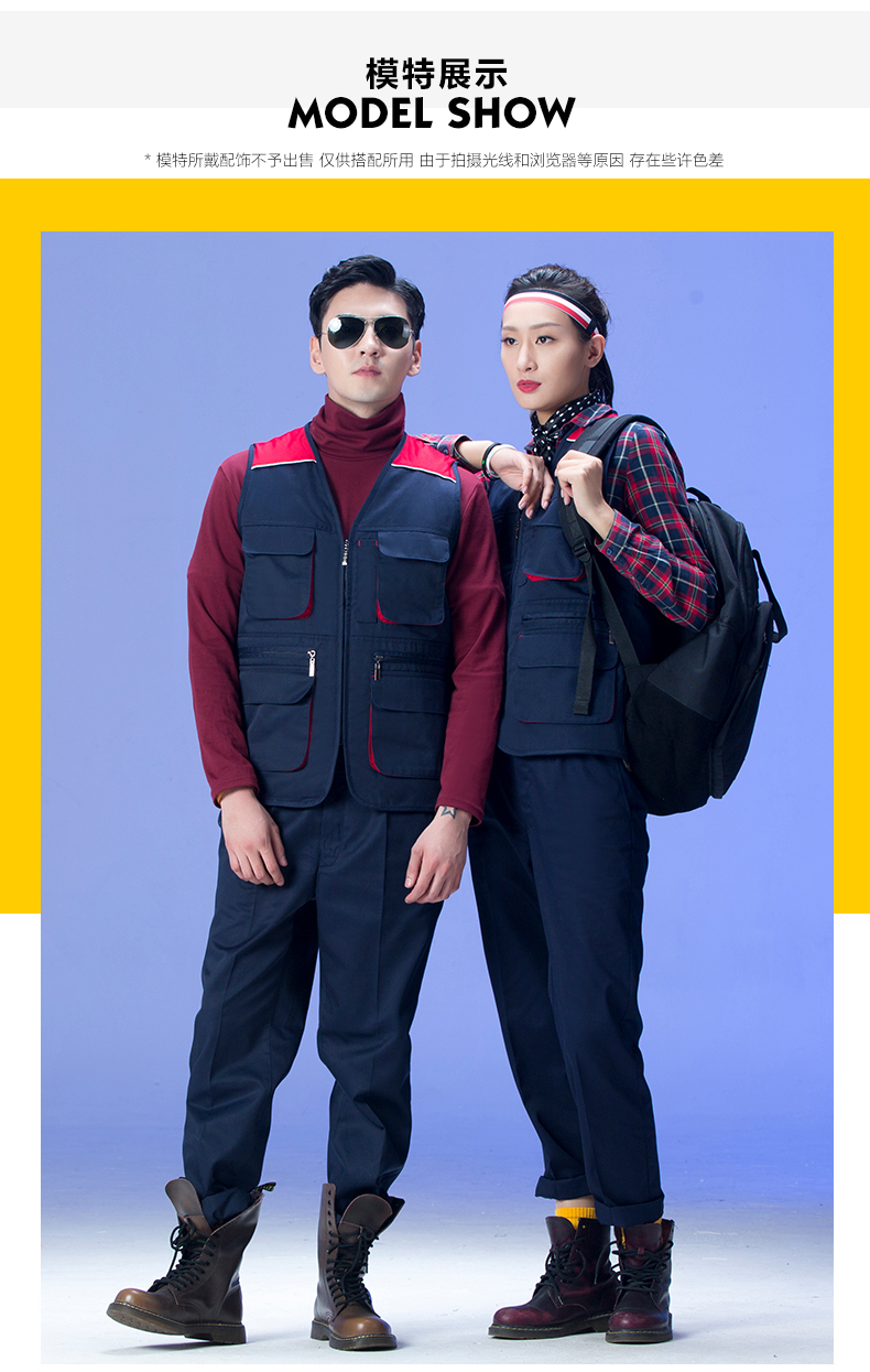 Áo vest cotton in logo tùy chỉnh in logo quảng cáo vest mùa thu đông dày bảo hiểm lao động vest vest tình nguyện áo ba lổ