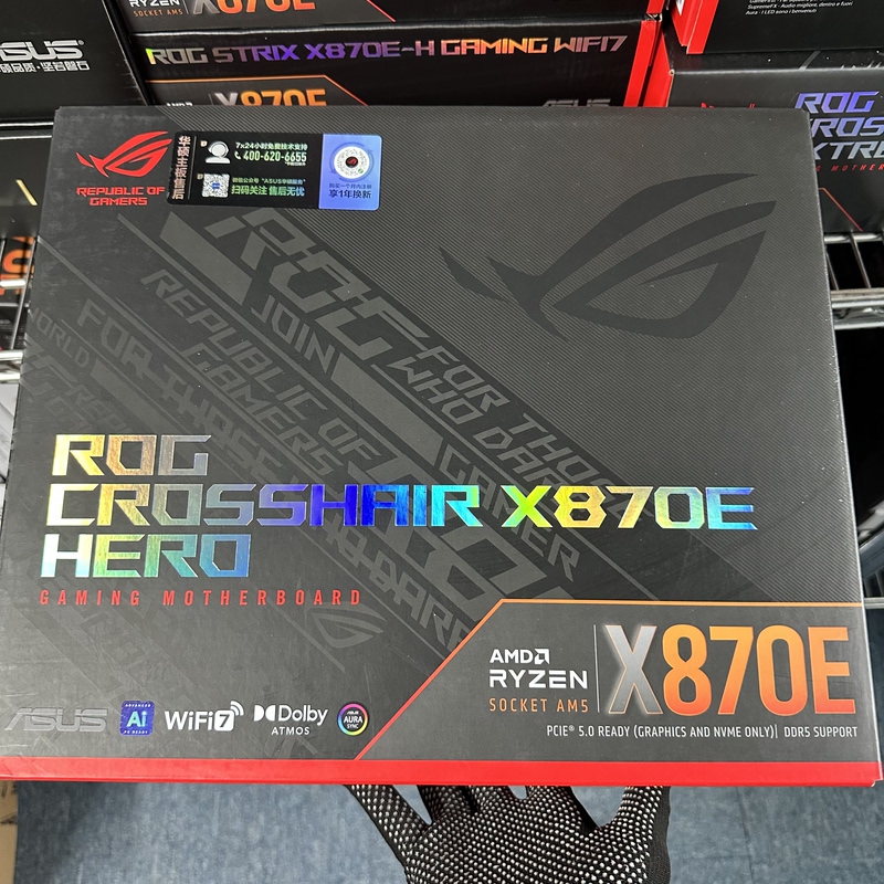Asus Rog X870E B850 Snow Hero Apex Amd Motherboard Ddr5 New Chinese Version Asus Rog X870E B850 Snow Hero Apex Amd Motherboard Ddr5 New Chinese Version