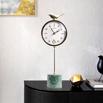 Clock clock living room creative ornaments home desktop clock personality modern and simple Nordic American light luxury clock