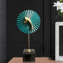 Home decorations living room porch decoration post-modern simple light luxury creative Nordic personality gilded fish small ornaments