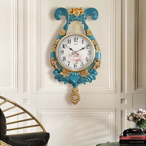 Light Extravagant Atmosphere Personality Hanging Bell Modern Creative Living Room Decoration Mute Watch Home Art Pendulum Clock Fashion Wall Clock