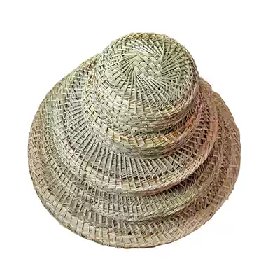 Steamer mat silicone mat cloth mat straw mat round Commercial Household non-stick 26cm