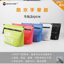 IPX7 airtight waterproof bag zipper storage shoulder waterproof swimming bag outdoor travel diving and snorkeling toiletry bag