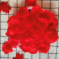 Non-woven simulation petal bed flower confession scene romantic wedding wedding wedding room layout bed decoration supplies