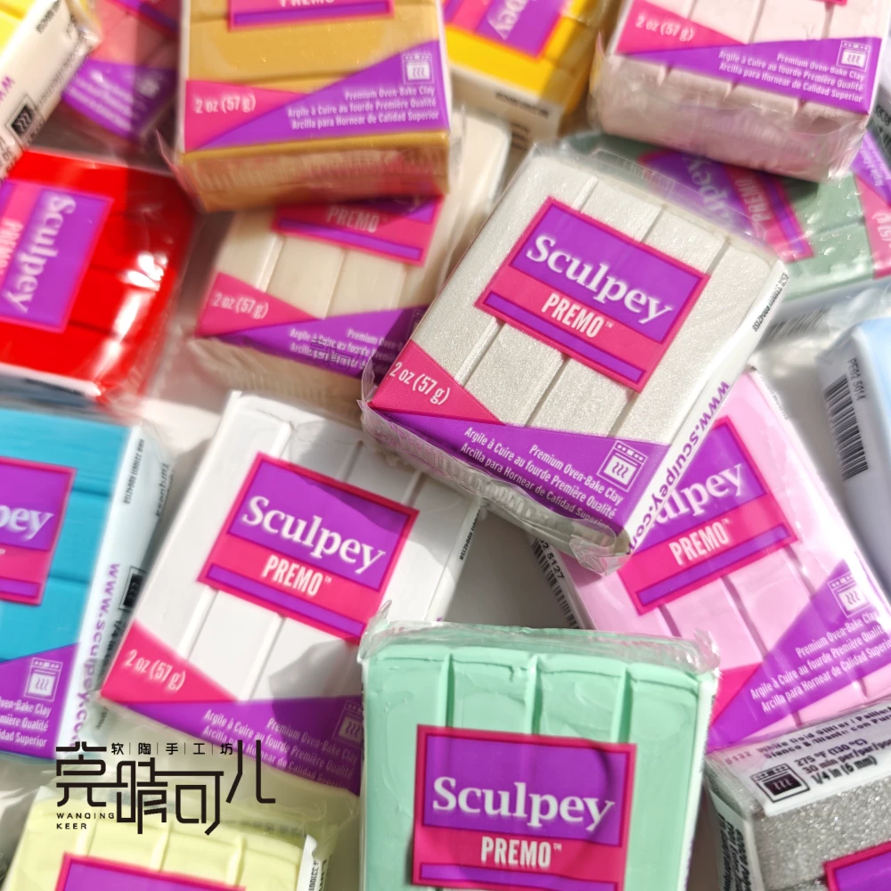 Глина Premo Sculpey мягкая, импорт из США, профессиональный материал для DIY украшений
