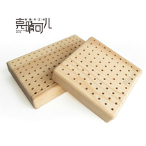 Model wood block wood insert skeleton seat soft pottery ultra-light clay special wood with hole bottom insert sculpture model