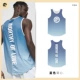 Градиентный синий жилет (свободный)