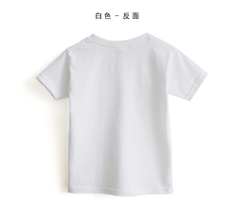 Trắng T-Shirt quần áo trẻ em cotton cha mẹ và con hoạt động lớp dịch vụ quảng cáo áo trẻ em người lớn văn hóa áo sơ mi màu rắn cổ tròn ngắn tay áo T mùa hè