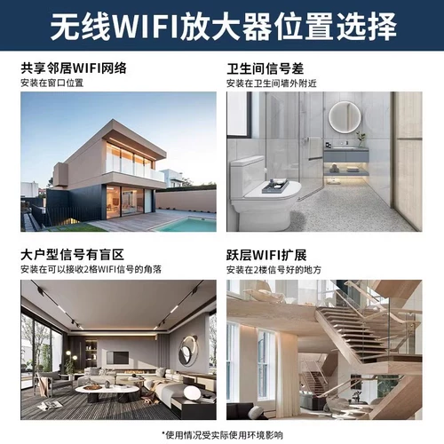 Wi -Fi Dual -Crevatency Gigabit Enhanced Relay RELAY REWSE -SPED Extensor Wireless широкополосное усиление расширение усиления и проникновение жены Wall King