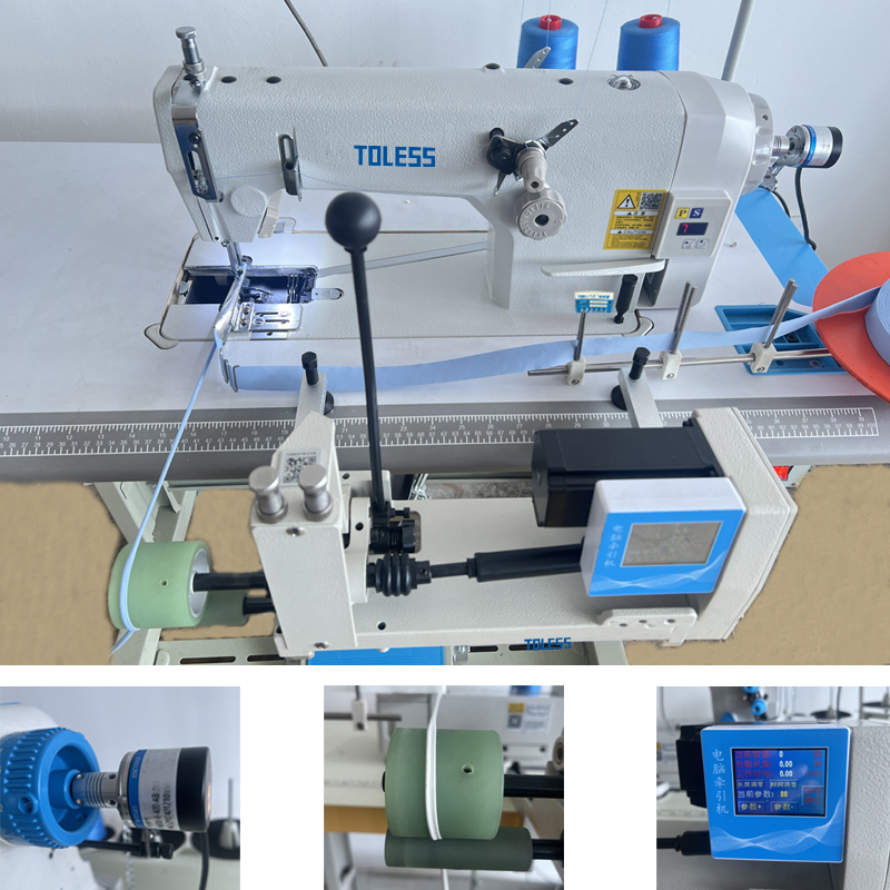 Electronic Tow Wheel for Pulling Cloth, Tow Wheel for Reversing Machine, Automatic Counting Towing Device for Flipping Pig Intestines, Ironing Machine, Ironing Rope