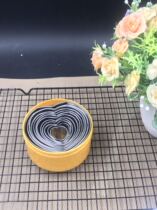 Stainless steel heart-shaped 12 teeth-grade biscuit vegetable cutting die half-price treatment