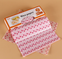 Love full house 25 * 21 8CM sugar paper food grade packaging sugar paper anti-oil paper wax paper 500 sheets