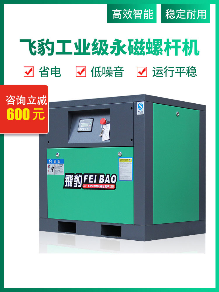 Flying leopard Leaguar type air compressor 22kw permanent magnet frequency conversion Large industrial-grade compressor 7 5 11 15 37 KW