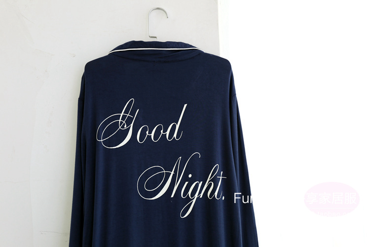 Đặc biệt hàng ngày slim home dịch vụ phương thức dài cardigan nightdress robe woman mùa xuân và mùa thu Châu Âu và Mỹ đơn giản đồ ngủ