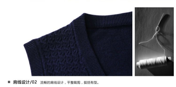 Áo len nam Berkron áo len cardigan cổ chữ V mỏng cổ áo công sở có túi áo len ấm áp len dệt kim