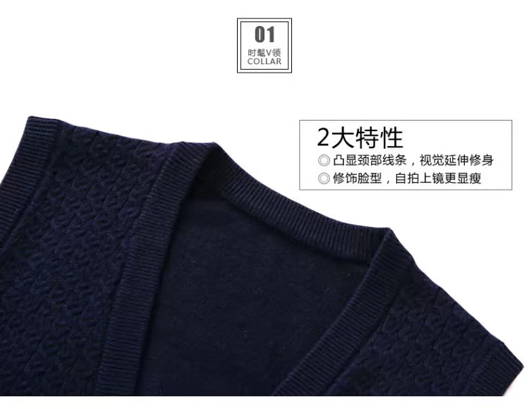 Áo len nam Berkron áo len cardigan cổ chữ V mỏng cổ áo công sở có túi áo len ấm áp