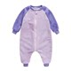 Children's one-piece pajamas baby autumn and winter plus velvet thickened flannel home clothes coral fleece baby anti-kick sleeping bag