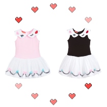 High-end export girl dress doll collar casual skirt summer skirt foreign School School Wind small happiness