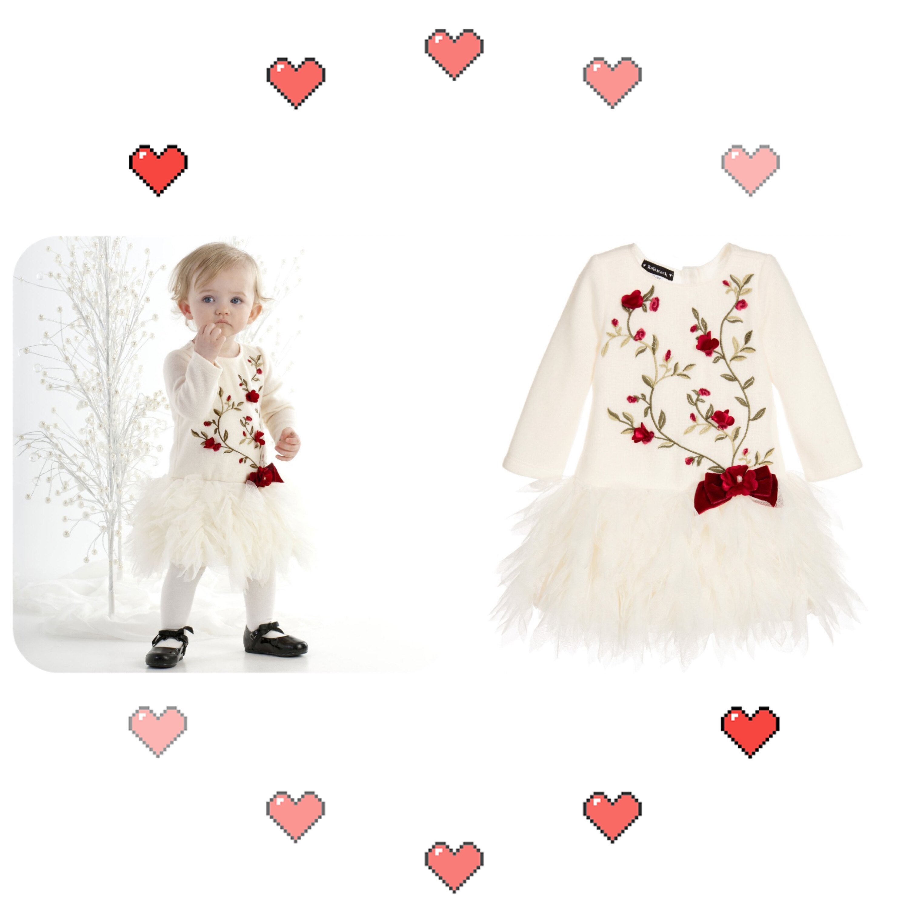 Foreign Trade Beef Cattle Goods Embroidery Flowers Girl Long Sleeve Foreign Dress Autumn Winter Foreign Pie Princess Dresses Primary School Children Birthday Gifts