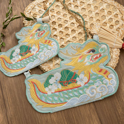 Shangxianyue Chinese retro style Dragon Boat Festival Hanfu bag for girls, crossbody dragon boat zongzi accessories for summer