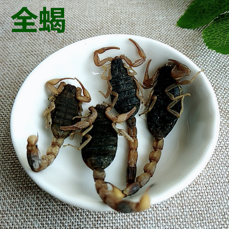 Full-worm whole scorpion Yimeng full scorpion 50 gr clear water dry cargo full worm pliers Scorpion leech centipedes
