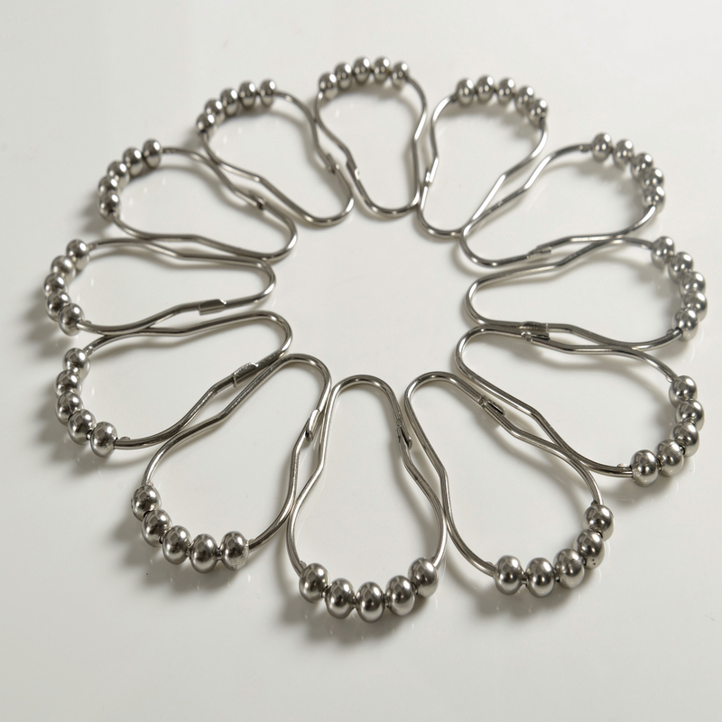 Ball Bath Curtain Ring Hyacinth Type Bath Curtain Hook Ring Metal Curtain Ring Alive ring hanger hanging ring