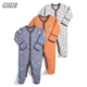 Spot Anh mama & papas baby jumpsuit cotton cho bé jumpsuit cotton hữu cơ romper 3 miếng - Áo liền quần