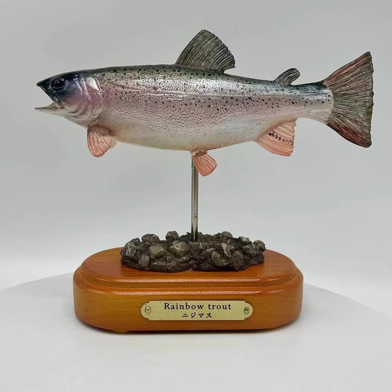Rainbow Trout Model, Purely Handmade Sculpture, Sea Fishing Lure, Flying Eagle, Produced by Japan's F Company, Gfa-035, Seven-Color Fish, Rainbow Salmon Rainbow Trout Model, Purely Handmade Sculpture, Sea Fishing Lure, Flying Eagle, Produced by Japan's F Company, Gfa-035, Seven-Color Fish, Rainbow Salmon