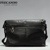 Мужская сумка на одно плечо, кожаная сумка через плечо, ремешок для сумки, в корейском стиле, из натуральной кожи