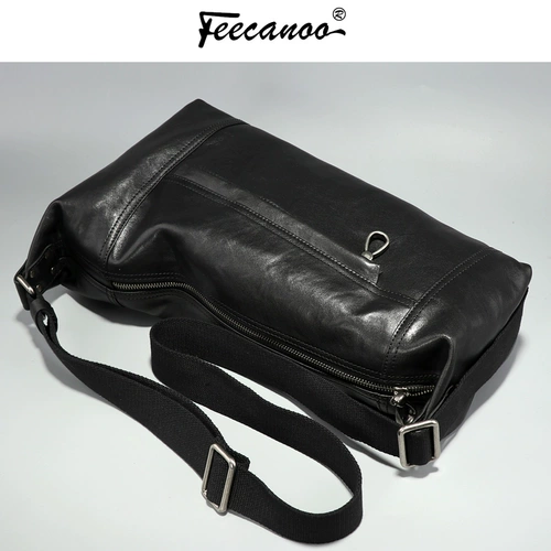 Кожаная сумка через плечо, ретро сумка на одно плечо, трендовый рюкзак для отдыха, 2020, из натуральной кожи