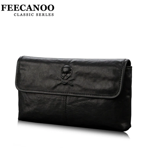 Сумка с петлей на руку, мужская кожаная маленькая сумка клатч для отдыха, новая коллекция, из натуральной кожи