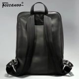 Кожаный вместительный и большой рюкзак, универсальная сумка для отдыха, ранец, воловья кожа