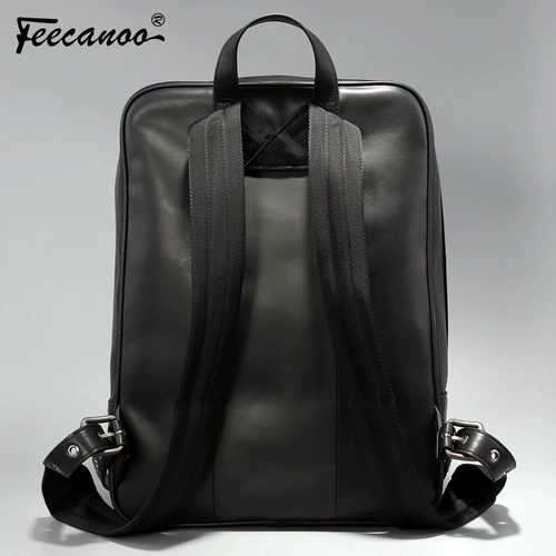 Кожаный вместительный и большой рюкзак, универсальная сумка для отдыха, ранец, воловья кожа