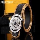 Высококлассный золотой ремень для отдыха, мужские изысканные плетеные штаны ручной работы