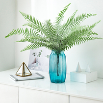Simulation green plant big bunch Persian grass spray White Fern grass home decoration green plant project soft wedding landscape plant