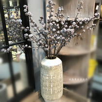 High-end series simulation eucalyptus fruit single branch autumn color money fruit home decoration soft dress bouquet with plants