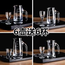 12 pieces set liquor dispenser set home hotel with scale pour Hulk decanter white wine glass