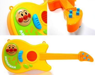 Bánh mì Superman Guitar Đồ chơi âm nhạc có thể chơi được 喔 711L - Đồ chơi nhạc cụ cho trẻ em bộ nhạc cụ cho bé