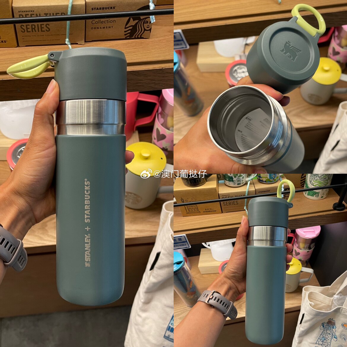 товар из китая 澳门香港星巴克stanley联名不锈钢吸管杯随行杯the quencher h2.0 Starbucks