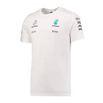 Mercedes-Benz amg Team f1 racing suit T-shirt short-sleeved mens car overalls Formula club White