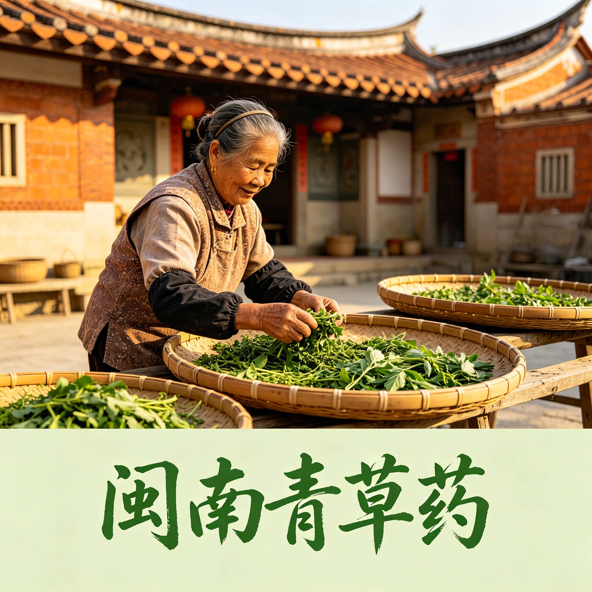 閩南民间青草药的LOGO
