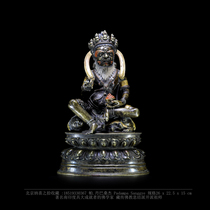 Naxis collection of Tibetan Buddhism Tibet Lhasa antique old Buddha statue wrong copper silver Jue Yu school ancestor Padang Basanjie