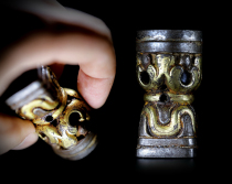 Collection of antique seals of Tibetan Buddhism in the Ming Dynasty Tiantie Sheared gold Naxi Zhi Collection of antique seals of Tibetan Buddhism in the Ming Dynasty Naxi Zhi