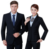  2021 spring new suit suit men and women of the same style manager president business meeting temperament formal hotel tooling